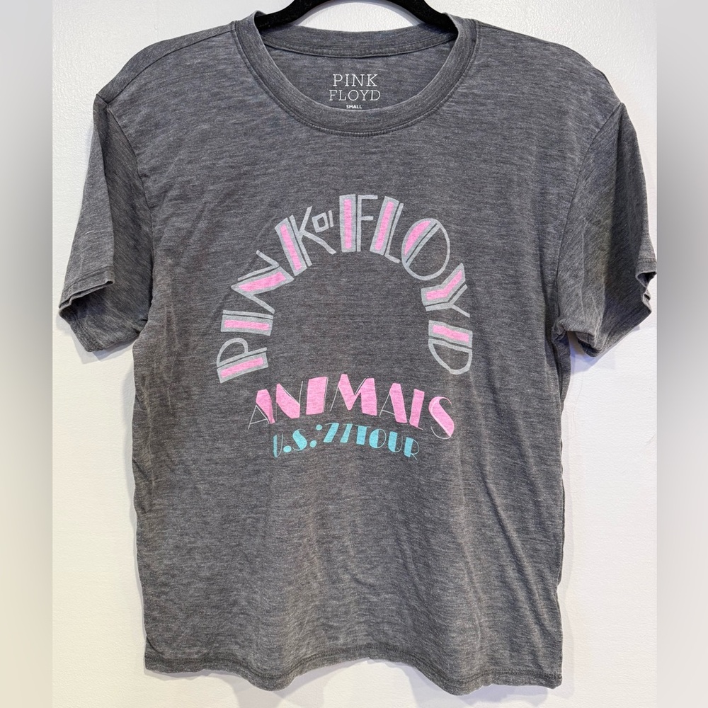 American Eagle Pink Floyd Graphic Band Tee Size Small